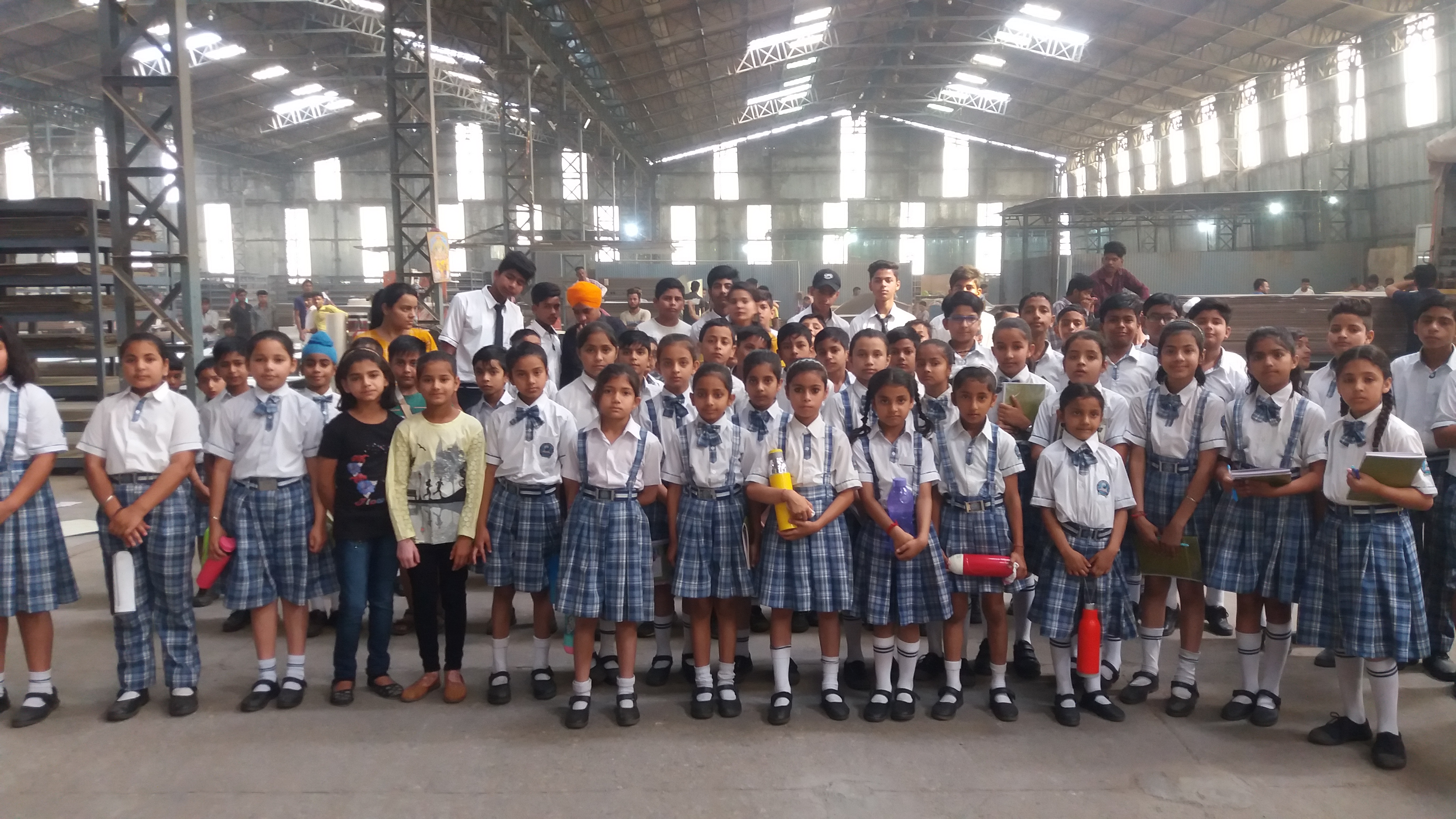 Visit to a factory Globe Heritage international school image