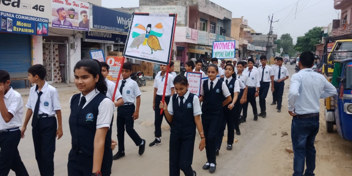 Rally on Women Empowerment Globe Heritage international school image