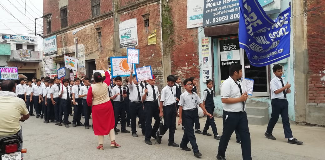 Rally on Women Empowerment Globe Heritage international school image