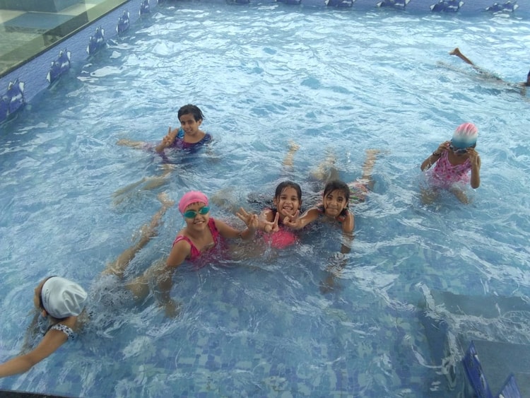 Pool Party Globe Heritage international school image